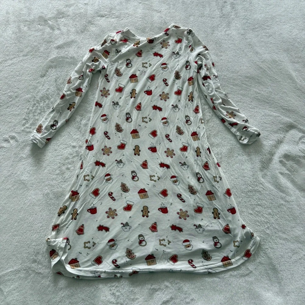 Bellabu Bear Kids 4T Christmas Pajamas‎ Sleepwear Nightgown Set